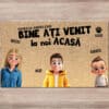 Covoraș personalizat - Familia animată