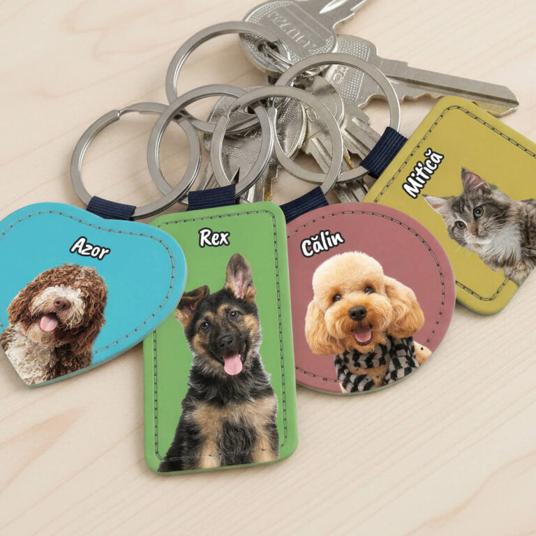 Breloc personalizat cu animalul tău de companie