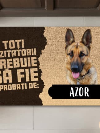 Covoraș personalizat – Vizitatori doar cu aprobare