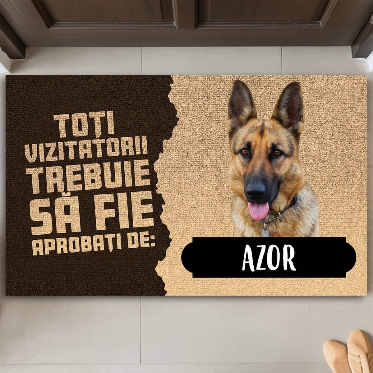 Covoraș personalizat – Vizitatori doar cu aprobare