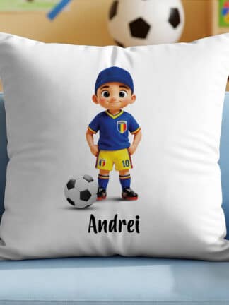 Pernă personalizată – Pasionat de fotbal