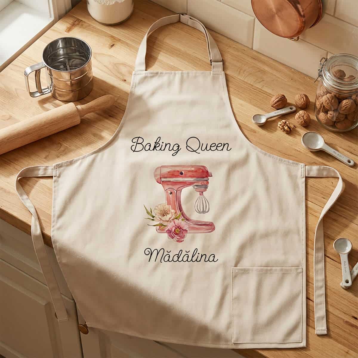 Șorț personalizat - Baking queen