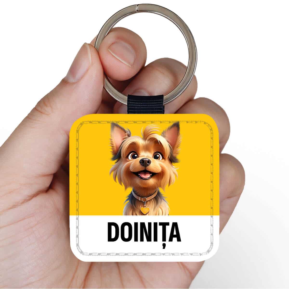 Breloc personalizat cu câinele tău