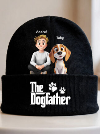 Căciulă personalizată - The Dogfather
