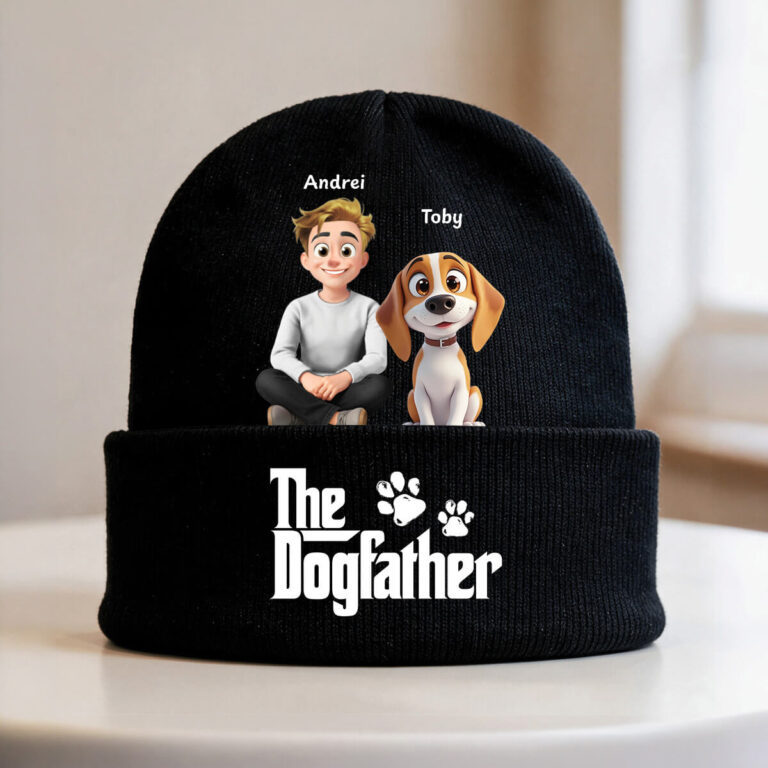 Căciulă personalizată - The Dogfather