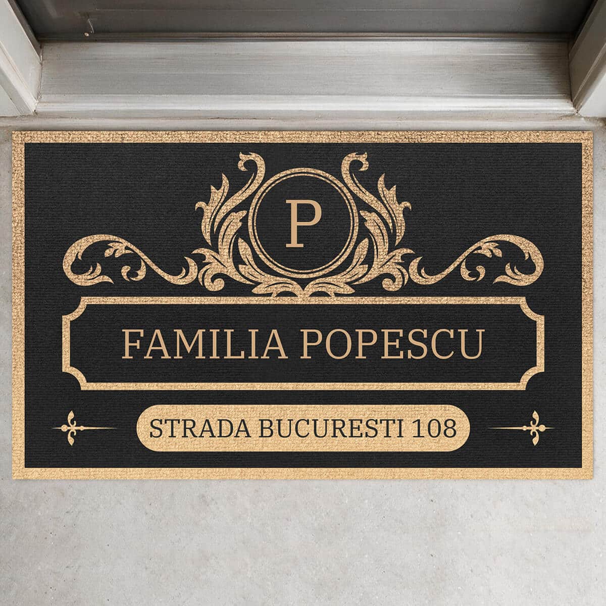 Covoraș personalizat cu numele tău de familie